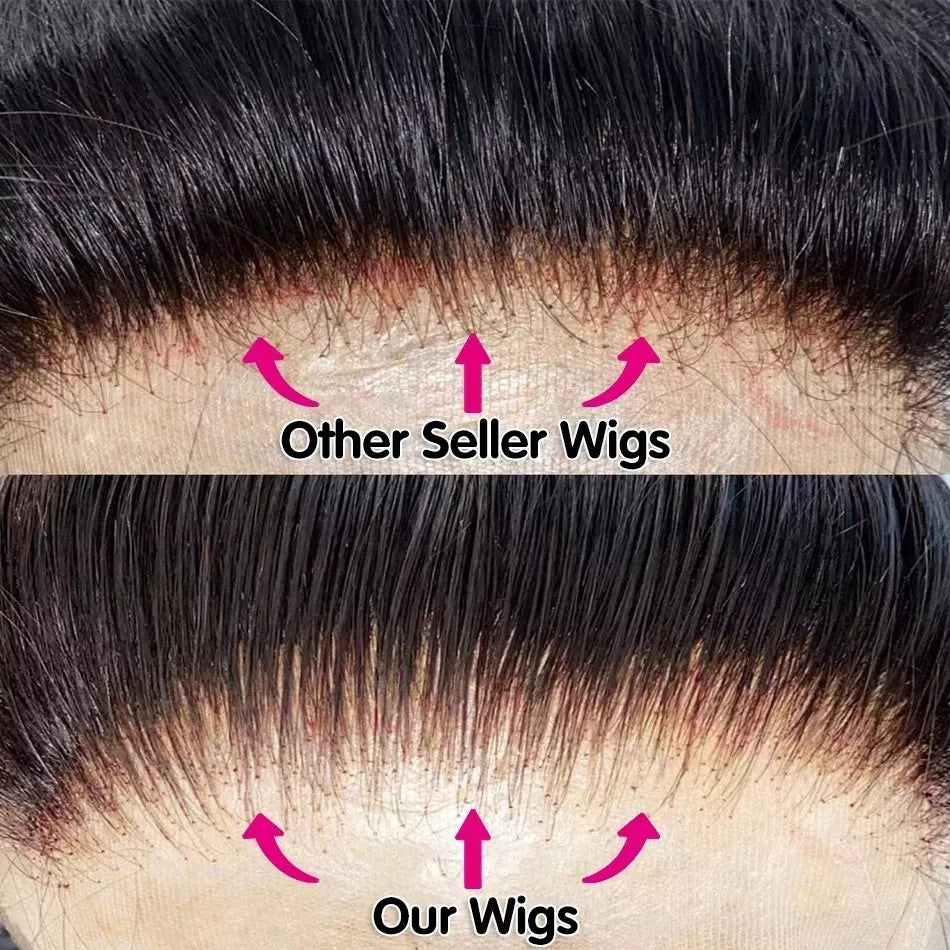 6x4 Raw Hair Transparent Lace Front Pre-Plucked Bleached Knots - By Hive