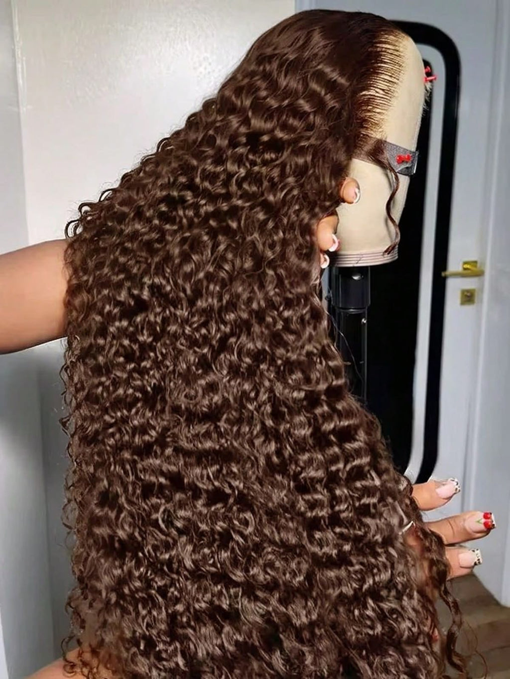 Chocolate Brown Human Hair Wig - By Hive
