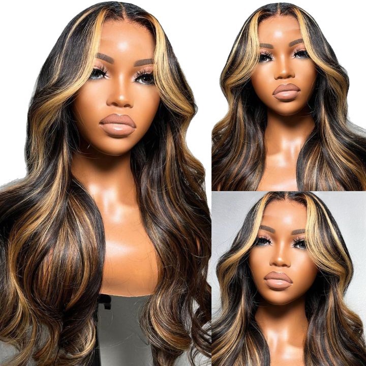 Highlight Ombre Lace Front Wavy Lace Glueless Wig - By Hive