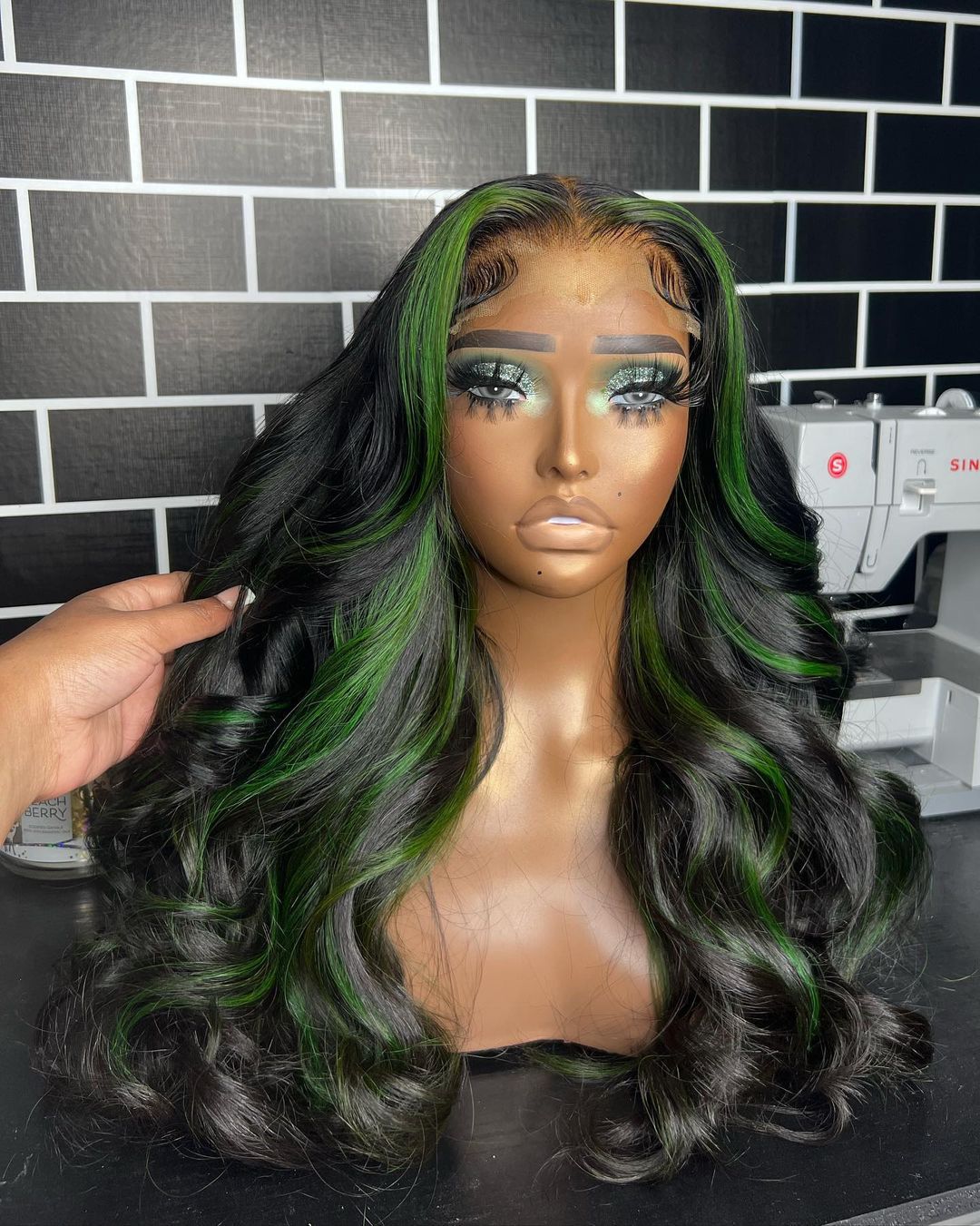 Highlight Ombre Lace Front Wavy Lace Glueless Wig - By Hive
